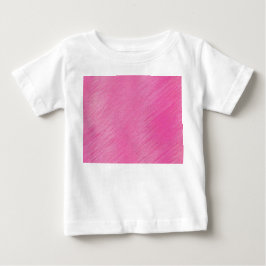 ピンクのライン ベビーTシャツ