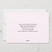 ピンクのラズベリーのマカロン　母の日 シーズンカード (裏面)