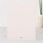 ピンクのラズベリー 水彩画 ハッピー バレンタインデー カード (裏面)