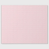 ピンクのラッピングペーパー 愛を添えて ラッピングペーパー (フラット)