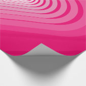 ピンクのラッピング紙とハート- Love ラッピングペーパー (角)