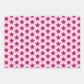 ピンクのラッピング紙 ラッピングペーパーシート (正面3)