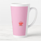 ピンクのラテマグ カフェラテマグ (右)