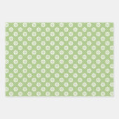 ピンクのラディバグの一致パターン ラッピングペーパーシート (正面3)