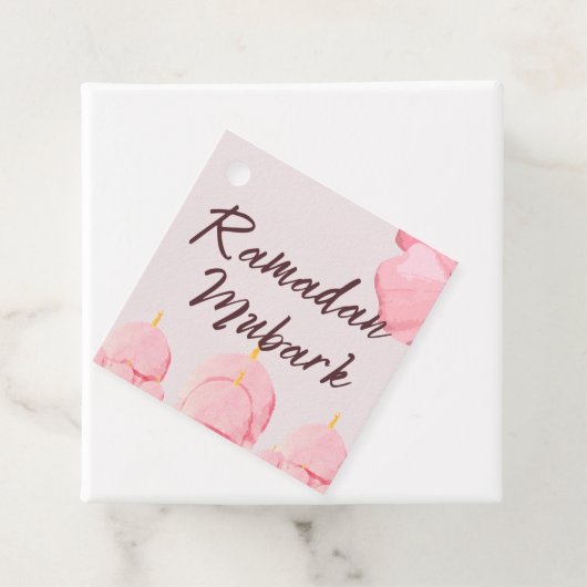 ピンクのラマダンの樹皮 フェイバータグ (インサイチュ)