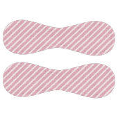 ピンクのラメ入りストライプ ソフトボール (パネル)