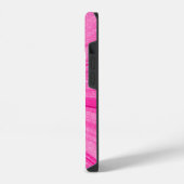 ピンクのラメ iPhoneケース (左側面)