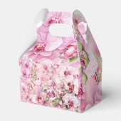 ピンクのランとブラックウォーターの色のボックス フェイバーボックス (裏面サイド)