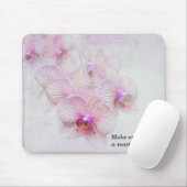 ピンクのランと感動的引用文 マウスパッド (マウス)