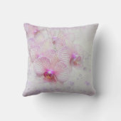 ピンクのランと泡 クッション (裏面)