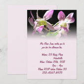 ピンクのランへの招待 招待状 (正面/裏面)