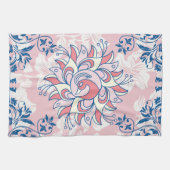 ピンクのランゴリのグラフィックアート、明るい生活 キッチンタオル (横)