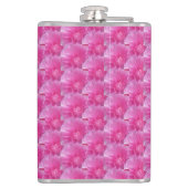 ピンクのランナキュラスモダン- フローラディディング フラスク (裏面)