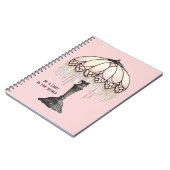 ピンクのランプで光を灯そう ノートブック (左側)