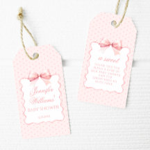 ピンクのリボンかわいい赤ちゃん女の子のシャワー感謝していユー