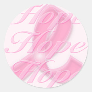 ピンクのリボンの乳癌の認識度 ラウンドシール