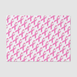 ピンクのリボンの乳癌の認識度 薄葉紙