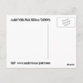 ピンクのリボンの天使の三部作 ポストカード (裏面)