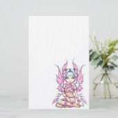 "ピンクのリボンの妖精"の文房具 便箋 (スタンド正面)