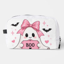 ピンクのリボンを付けたオバケのコケットハロウィン