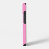 ピンクのリボンアクセサリー iPhoneケース (左側面)