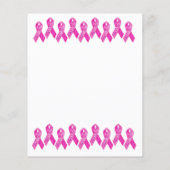 ピンクのリボン輝く贈り物 チラシ (裏面)