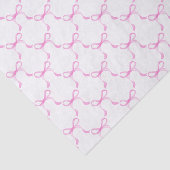 ピンクのリボン飾り 薄葉紙 (詳細)