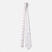 ピンクのリボン2のタイ ネクタイ (裏面)