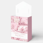 ピンクのリボン トワル フランス コケッタ おやつ ボックス (オープン)