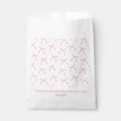 ピンクのリボン フェイバーバッグ (正面)