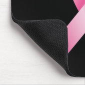 ピンクのリボン-乳癌の認識度 マウスパッド (コーナー)