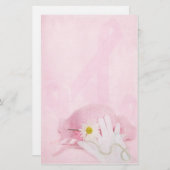 ピンクのリボン 便箋 (正面/裏面)