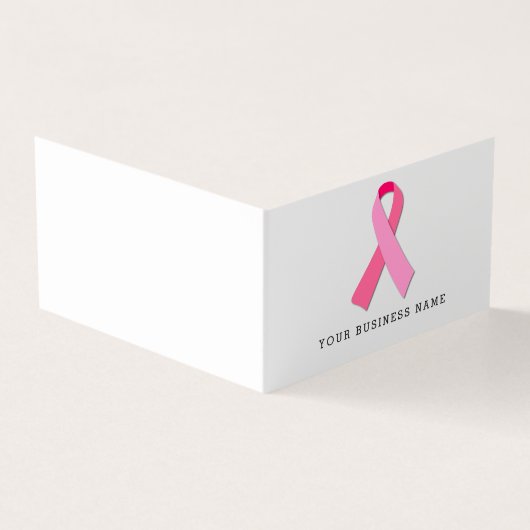 ピンクのリボン 名刺 (外部)