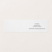 ピンクのリボン 名刺 (内部フラット)