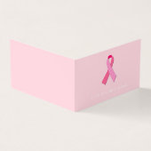 ピンクのリボン 名刺 (外部)