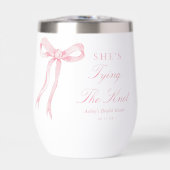 ピンクのリボン 彼女は結婚する ブライダルシャワーのお土産 (正面)