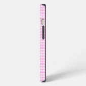 ピンクのリボン iPhone 13 カバー (左側面)