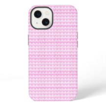 ピンクのリボン iPhone 13 カバー