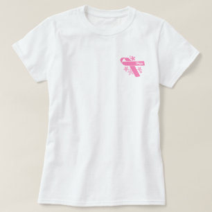 ピンクのリボン Tシャツ