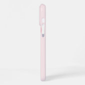 ピンクのリボンiPhoneケース iPhoneケース (左側面)