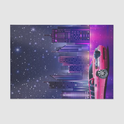 ピンクのリモリムジーンのシティスウィート16バースデーパーティー 薄葉紙 (正面)