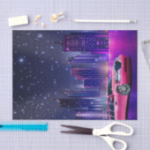 ピンクのリモリムジーンのシティスウィート16バースデーパーティー 薄葉紙 (クラフト)