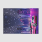 ピンクのリモリムジーンのシティ スイート16の誕生日パーティー 薄葉紙 (正面)