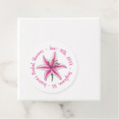 ピンクのリリーの花 ブライダル ベイビーシャワー 花園 フェイバータグ (インサイチュ)