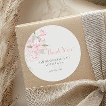 ピンクのリリーグリーン離れ赤ちゃんシャワー