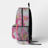 ピンクのリリースイウォーター色の女の子バックパック プリントバックパック (右)