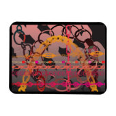 ピンクのリンク マグネット (横)