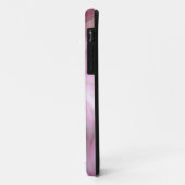 ピンクのリンゴの花のTwirl波の抽象芸術背景 Case-Mate iPhoneケース (裏面/左)