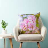 ピンクのリンゴの花 クッション (椅子)