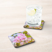 ピンクのリンゴの花 コースター (右側)